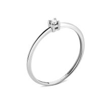 Золотое кольцо с бриллиантом (КМ0053/1)