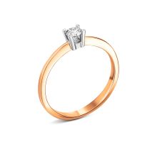 Золотое кольцо с бриллиантом (КВ1376.00100н)