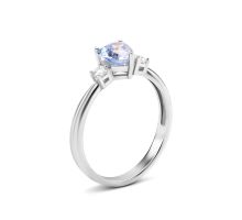 Золотое кольцо с фианитами Swarovski​ Zirconia (530239/02/1/1416)