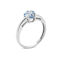 Золота каблучка з фіанітом Swarovski Zirconia (13114/02/1/1401)