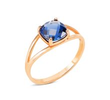 Золота каблучка з сапфіром (КД4165КСпф)