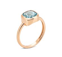 Золотое кольцо с топазом (1/101/057)