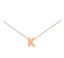 Золотое колье буква К (ПК286и): купить
