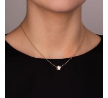 Золоте кольє з діамантом (ЗК6016): купить