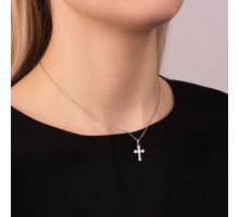 Золотой крестик с бриллиантами (560068/02/1/9894): купить