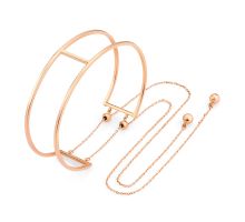 Золотой жесткий браслет (5/12/101)