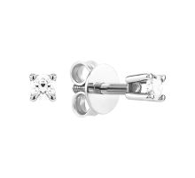 Золотые пусеты с бриллиантами (2111011602 бр)