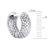 Золотые серьги-конго Золотой Век (с003/1): купить