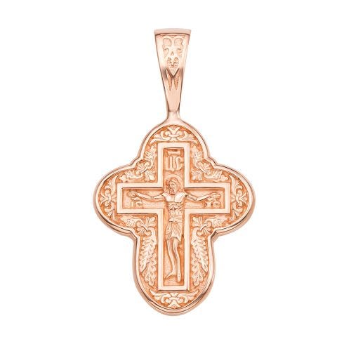 Золотой крестик. Распятие Христа (31476)