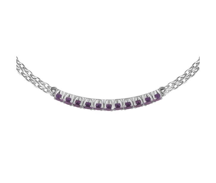 Серебряный браслет с аметистом (4223р-AMET): купить