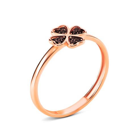 Золотое кольцо с фианитами (11/0174/03/02/01)