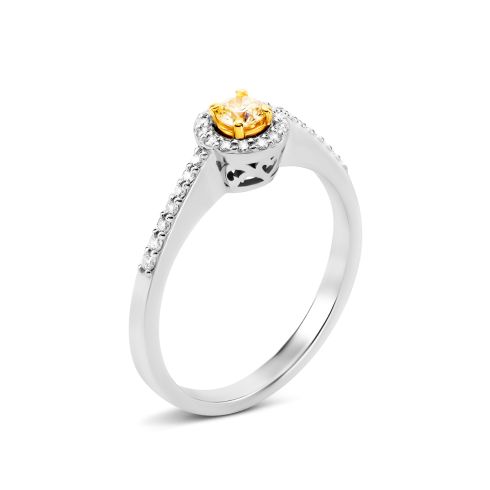 Золотое кольцо с бриллиантами (1111016805 D)