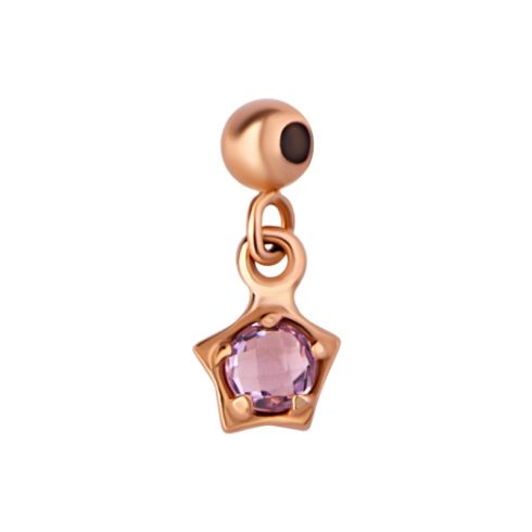 Золотой подвес с аметистом (3/51/261)