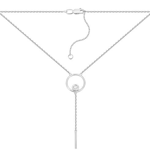 Золотое колье с бриллиантом (ЗК6017/1)