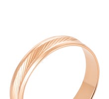 Обручальное кольцо с алмазной гранью (АОБ1.40): купить