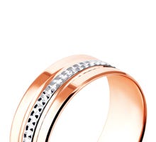 Обручальное кольцо с алмазной гранью Золотой Век (10212): купить