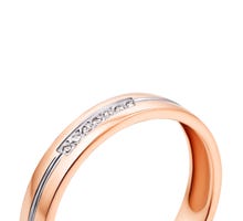 Обручальное кольцо с бриллиантами Золотой Век (100008/0.8S): купить
