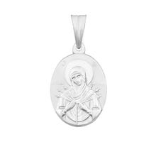 Серебряная подвеска-иконка «Божья Матерь Семистрельная» (2-4259.0.2)