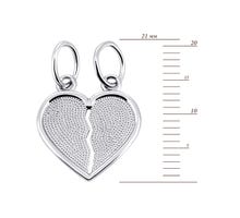 Серебряная подвеска Сердце (СК4001): купить