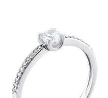 Серебряное кольцо с фианитами (1071/1р-CZ): купить
