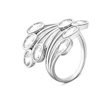 Серебряное кольцо с фианитами (SZDR09703)