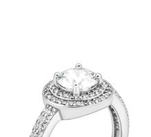 Серебряное кольцо с фианитами (SZDR16465): купить