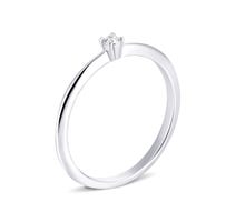Серебряное кольцо с фианитом (910171б)