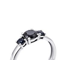 Серебряное кольцо с сапфиром (1736/1р-NSPH): купить