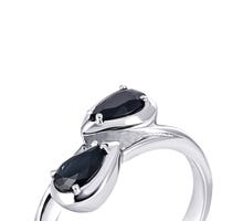 Серебряное кольцо с сапфиром (1744/1р-NSPH): купить