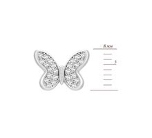 Срібні пусети Метелик з фіанітами (SZDE05956 б): купить