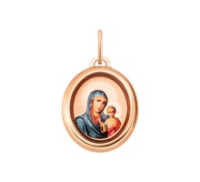 Золотая подвеска-иконка Божией Матери (3112020101)