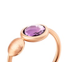 Золотое кольцо с аметистом (к453ам): купить