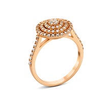 Золотое кольцо с бриллиантами (1111512301 бр)