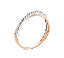 Золотое кольцо с бриллиантами (КМ0002)
