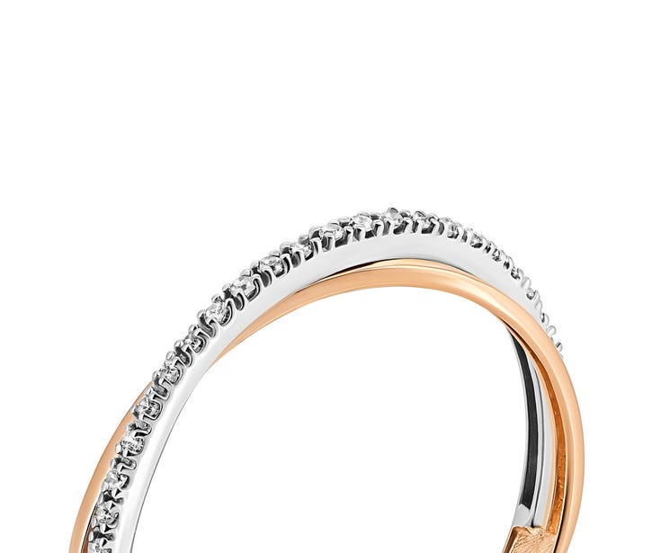 Золотое кольцо с бриллиантами (КМ0002): цена