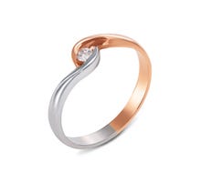 Золотое кольцо с бриллиантом (50570/2.25)