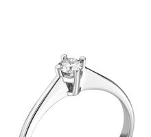 Золотое кольцо с бриллиантом (КВ690.00100Бн): купить